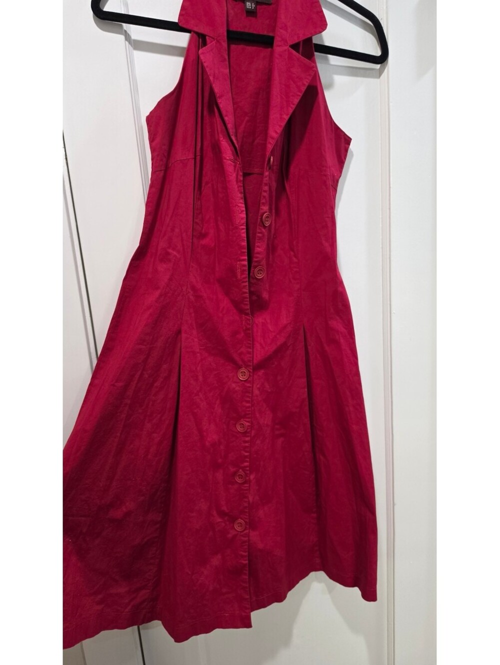 Plains & Prints Red Sleeveless Dress Size Small USA 2